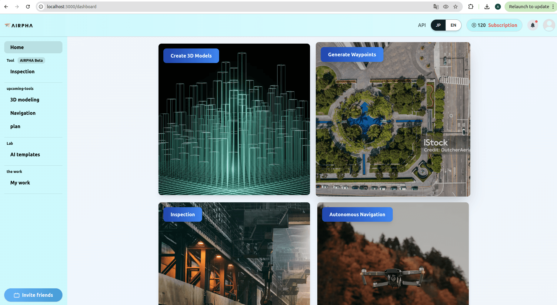 AIRPHA – Autonomous Drone Technology