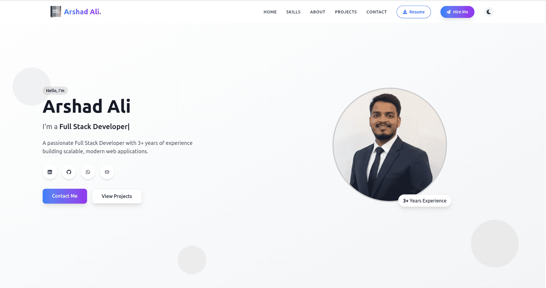 Arshad Ali – Portfolio